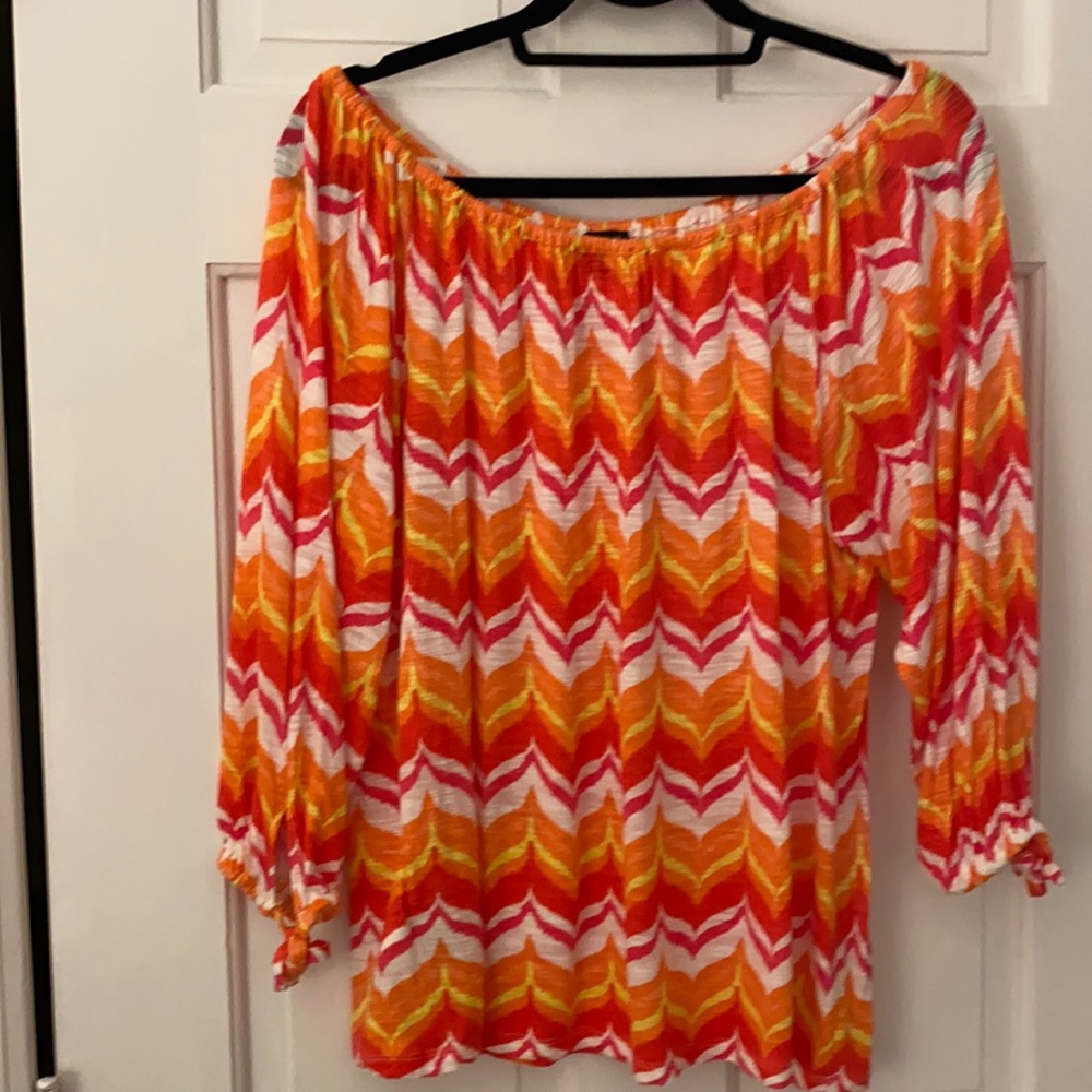 Colorful spring top